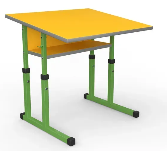 Стіл учнівський №3-6/600х500 прямі кути з нахилом МФ Вересень